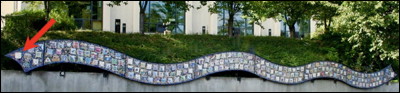 Peace Wall in Ashland, OR. Photo.